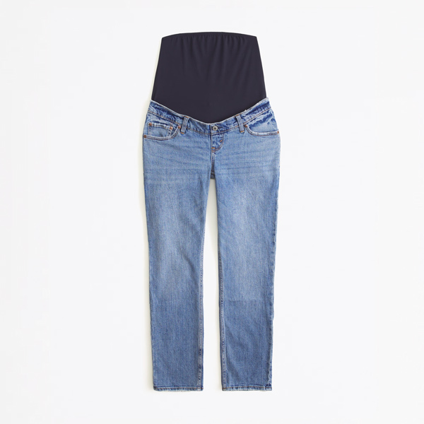 Best Maternity Jeans - Abercrombie Straight Ankle Jean