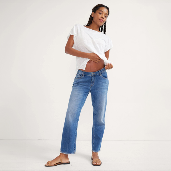 Best Maternity Jeans - Hatch the Boyfriend Maternity Jeans