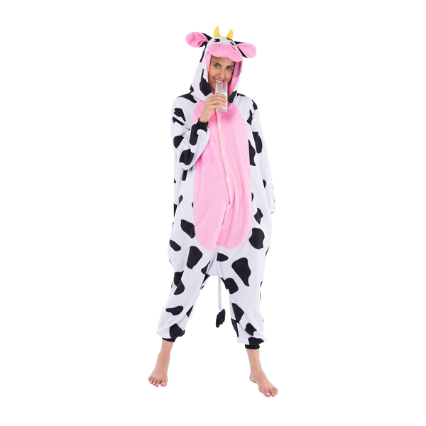 Spooktacular Creations Halloween Adult Cow Pajama