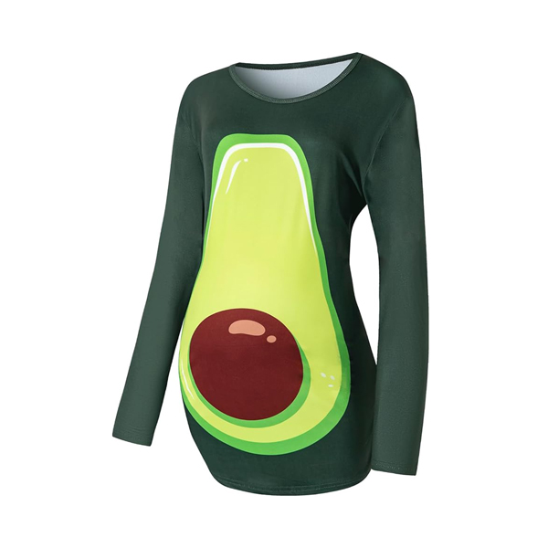 avocado maternity long-sleeve costume